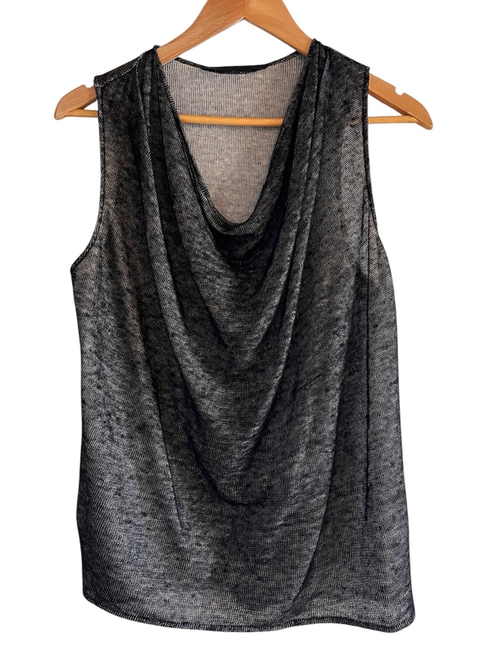 Elsa Esturgie linen woven cowl neck sleeveless top size FR40 excellent condition